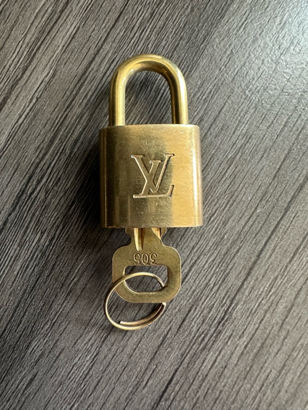 Authentic Louis Vuitton Lock and Key Set #305